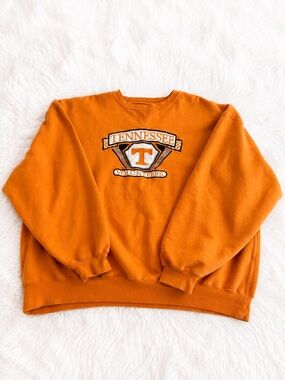 Tennessee Volunteers Orange Crewneck Sweatshirt - Collegiate Logo